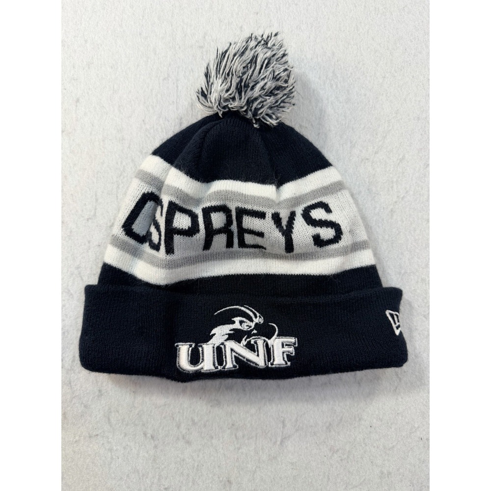 New‎ Era University Of North Florida UNF  Lined Knit Beanie with a pom pom.